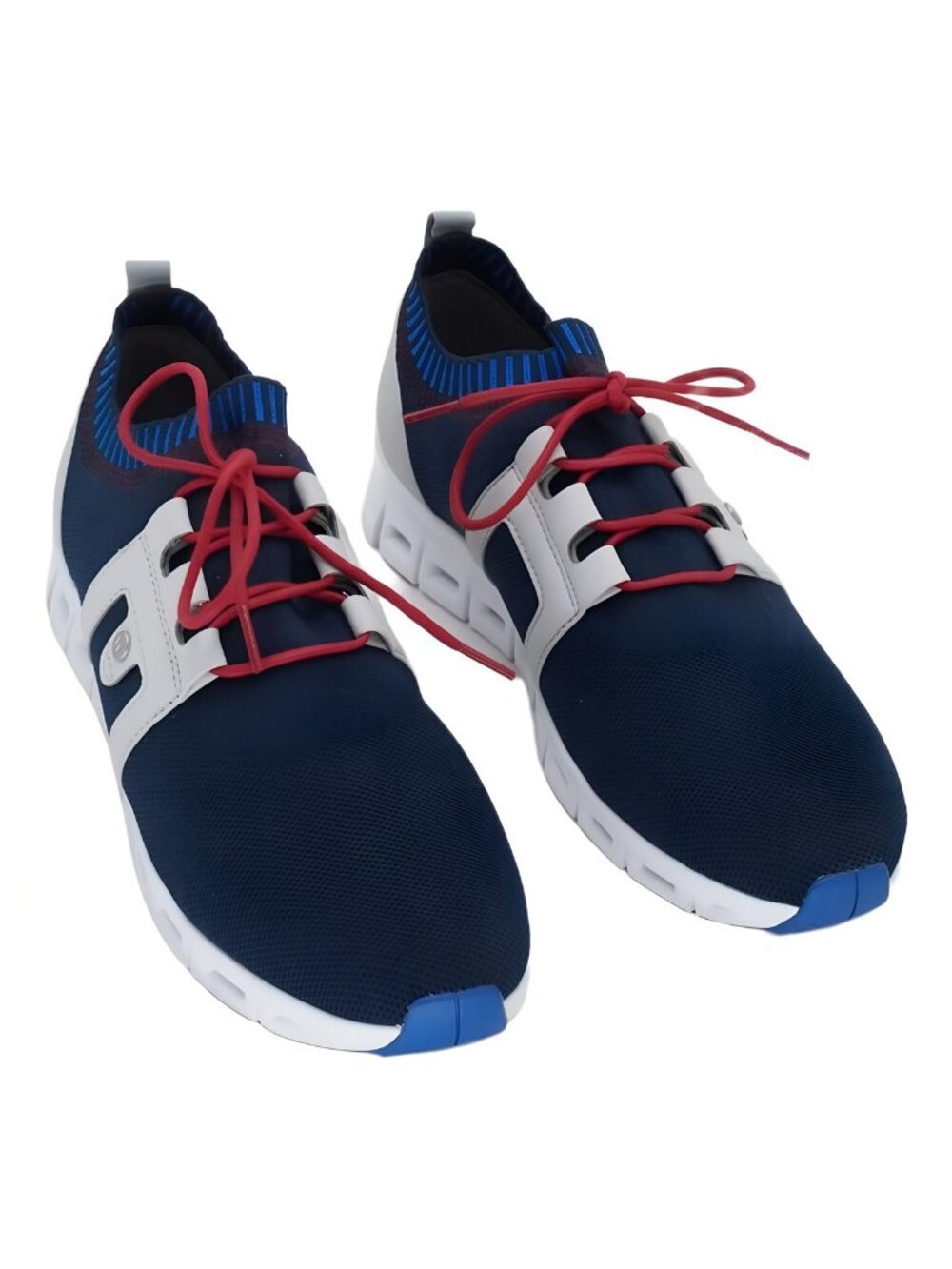 Wolky Tera 3D Comfort Sneaker Knit Navy Blue Off-White EU 43 US 10